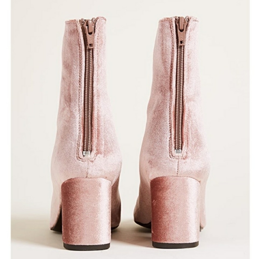 Free People Cecile Velvet Ankle Booties 6 & 8 - Picture 15 of 16